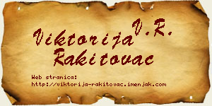 Viktorija Rakitovac vizit kartica